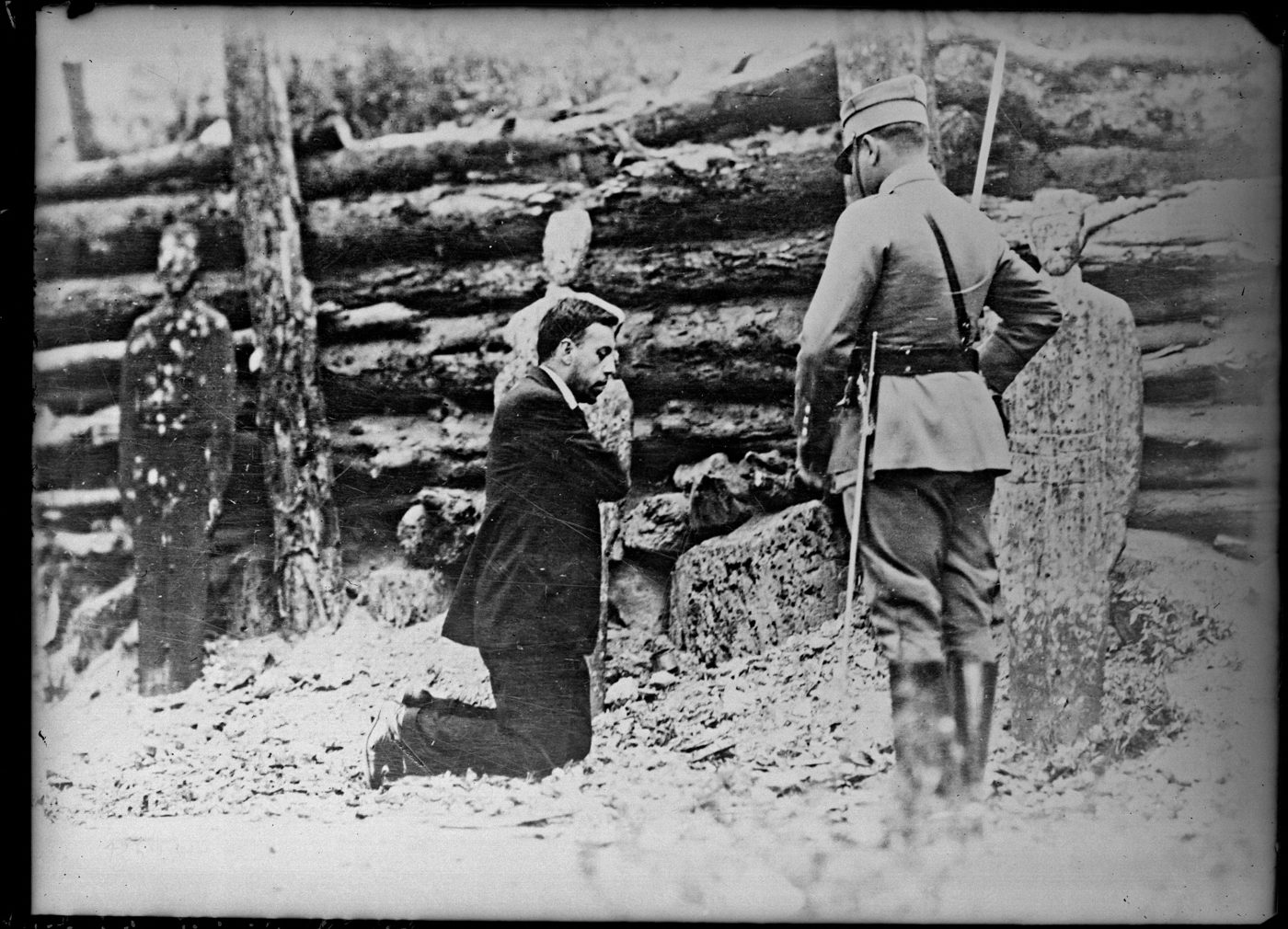 Father Miguel Pro kneeling in prayer, Mexico City, 23 November 1927